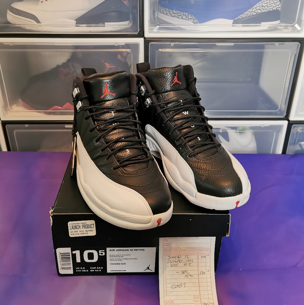 "SOLD" 2012 Jordan 12 Playoffs